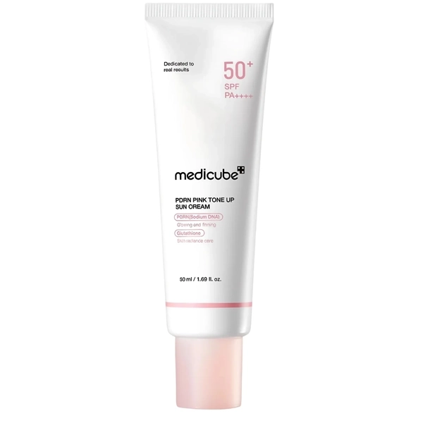 PROTETOR SOLAR FACIAL MEDICUBE PDRN PINK TONE UP SUN SPF50+ 50ML(40575