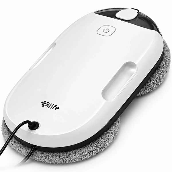 Robot Limpiador de Ventanas 4life ClearVue FL102RW Bivolt - Blanco/Negro