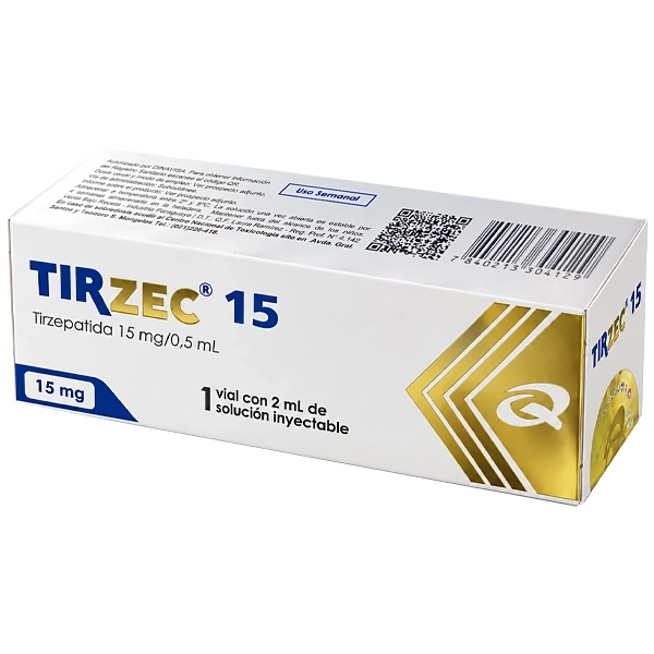 Tirzepatida Tirzec Multidoses 15mg 0,5ml de 2ml