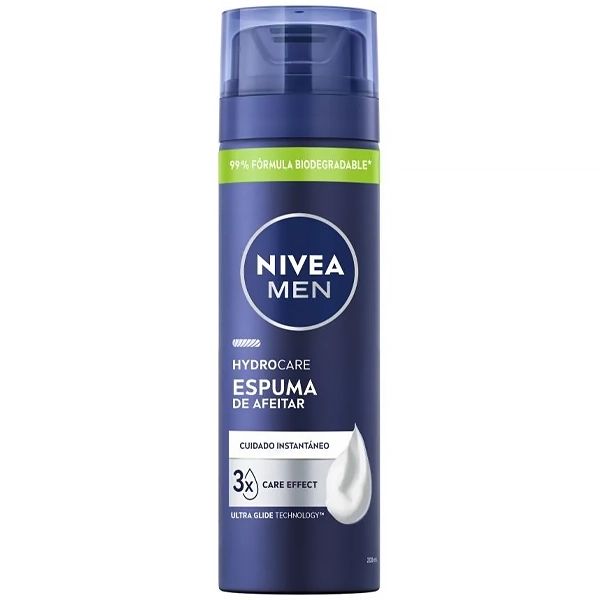 Espuma de Afeitar NIVEA Men Hydrocare 200ml