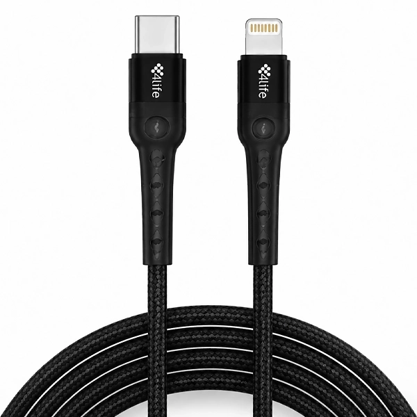 Cable USB-C para Lightning 4life FLT2CL2B 2 Metros - Negro