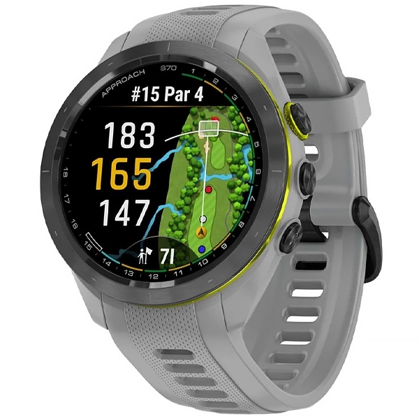 Reloj Garmin Approach S70 Golf 010-02746 42 mm con GPS/Wi-Fi - Negro/Gris