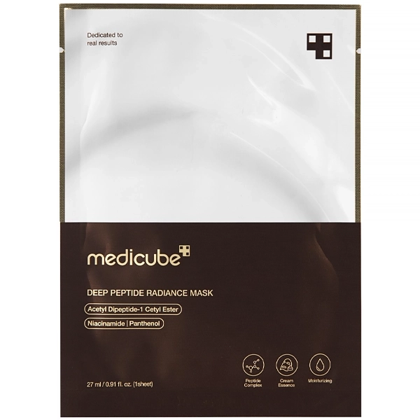 Mascarilla Facial Medicube Deep Peptide Radiance  - 1 Unidad (Frasco Dañado)