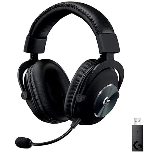 Headset Gaming Inalámbrico Logitech Pro X Wireless 7.1 con USB para PC/Playstation - Negro
