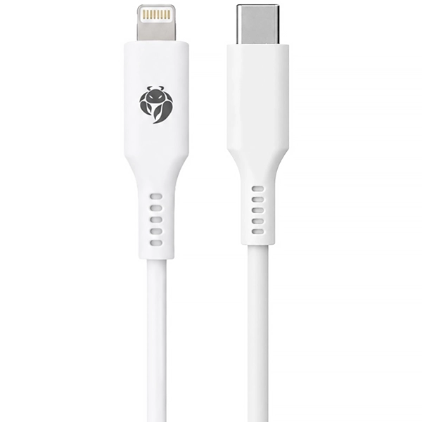 Cabo USB-C para Lightning Krab KBCL30 1 Metro - Branco