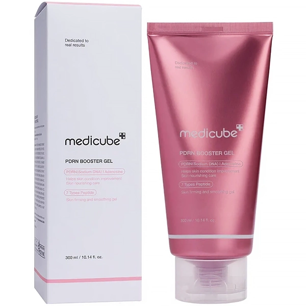 Gel Facial Medicube PDRN Booster de 300ml (CX Feia)