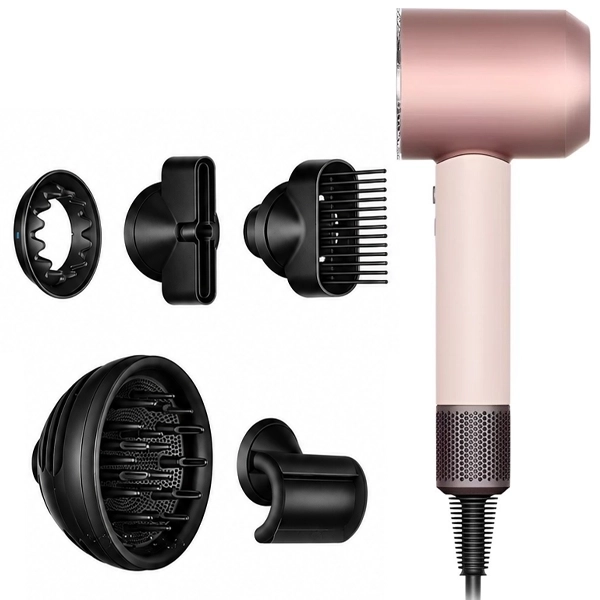 Secador de Cabelo Dyson Supersonic Nural HD16 1.600 watts 120 ~ 60 Hz - Rosa