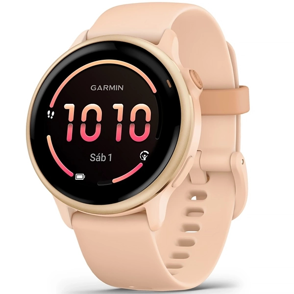 Relógio Garmin Vivoactive 6 010-02985 com GPS/Wi-Fi - Rosa
