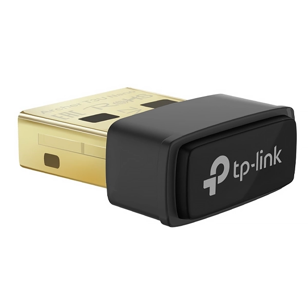 Adaptador USB Wireless TP-Link Archer T3U Nano AC1300 400 Mbps en 2.4GHz + 867 Mbps en 5GHz - Negro