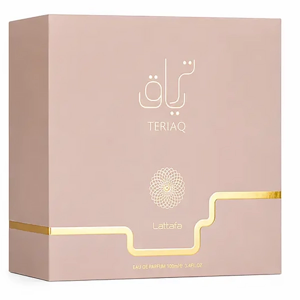 Kit Perfume Feminino Lattafa Teriaq EDP 100 ml + Perfume 12ml + Perfume Capilar 50ml