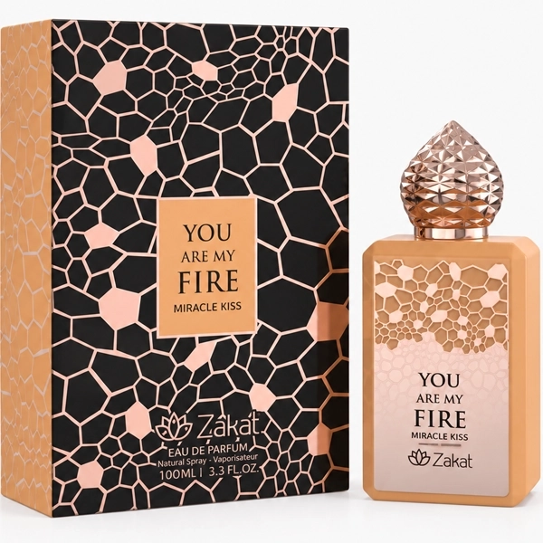Perfume Unissex Zakat You Are My Fire Miracle Kiss EDP 100ml