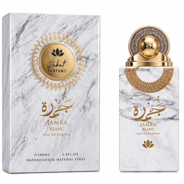 Perfume Unissex Zakat Jamra Blanc EDP 100ml