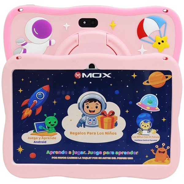 Tablet MOX MO-TK138 128GB/6GB RAM de 7" 8MP/5MP + Capa Rosa