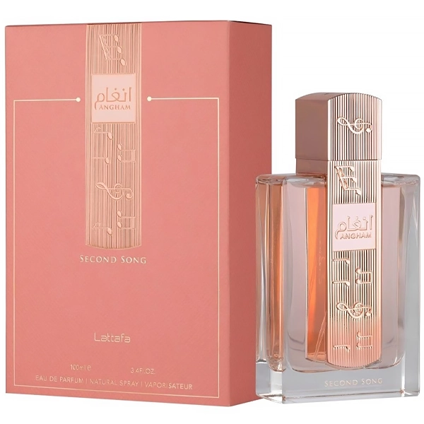 Perfume Femenino Lattafa Ancham Second Song EDP 100ml (Frasco Dañado)