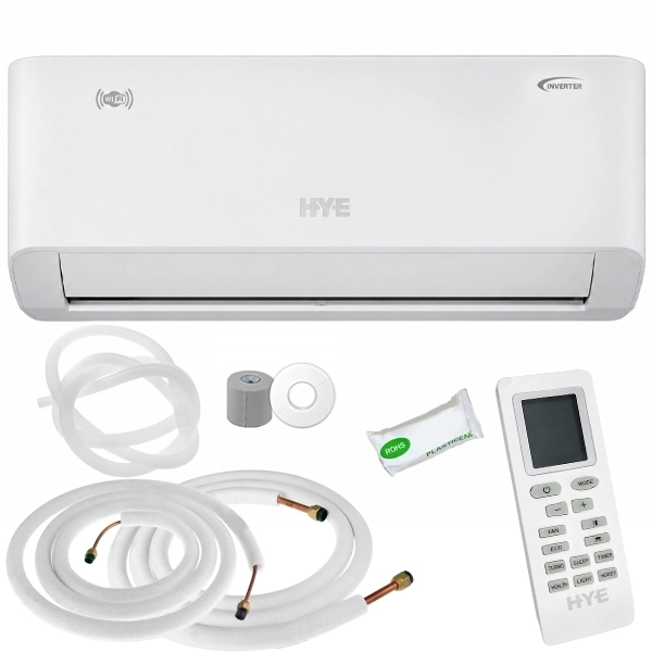 Aire Acondicionado HYE HYE-NER12PB Inverter 12.000 BTUs Frío/Caliente 50/60Hz - Blanco