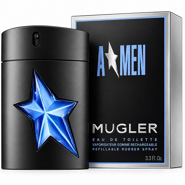 Perfume Masculino Mugler A Men Rubber Recarregável