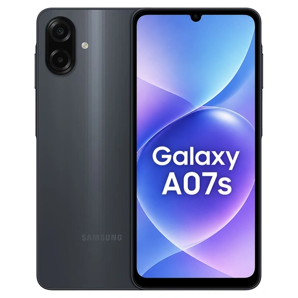 Celular Samsung Galaxy A07s SM-A077F Dual SIM de 64GB/4GB RAM de 6.7" 50+2/8MP - Preto