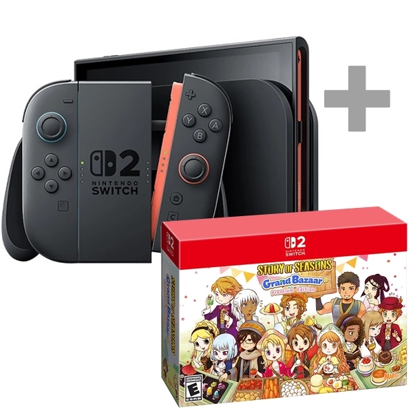 Consola Portátil Nintendo Switch 2 BEE-001 de 7.9" con 256GB + Juego Story Of Seasons Grand Bazaar Premium Edition