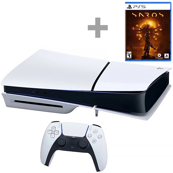 Console Sony PlayStation 5 Slim 1TB CFI-2115 8K + Jogo SAROS