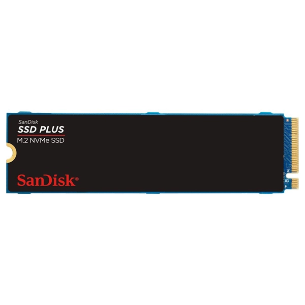 SSD M.2 de 1TB SanDisk Plus SDSSDA3N-1T00-G26 3200 MB/s de Lectura - Negro/Azul