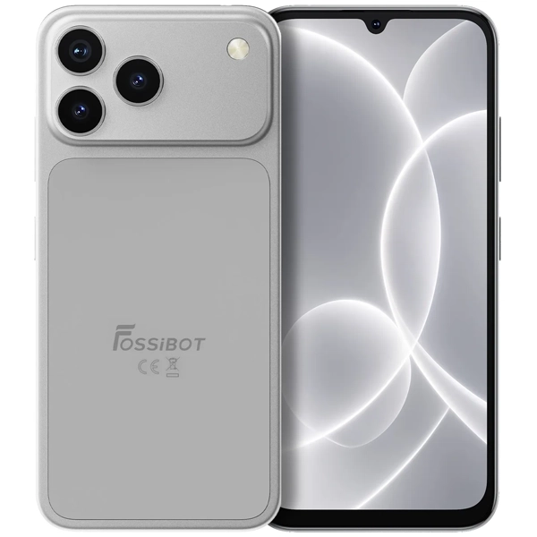 Celular Fossibot C17 Dual SIM de 128GB/4GB RAM de 6.9" 16MP/8MP - Prata