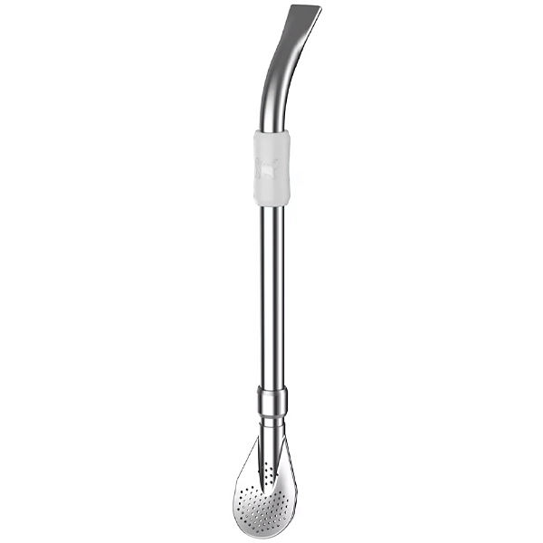 Bomba Stanley The Ideal Mate Straw - Prata/Branco