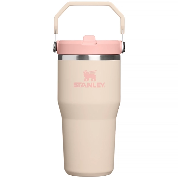 Termo Stanley The IceFlow Flip Straw Tumbler de 591ml - Champagne