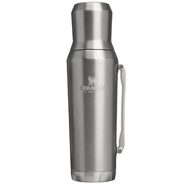Termo Stanley Ideal Mate Bottle de 1.2 Litros - Stainless Steel Ash