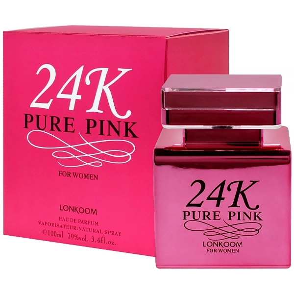 Perfume Feminino Lonkoom 24K Pure Pink EDP