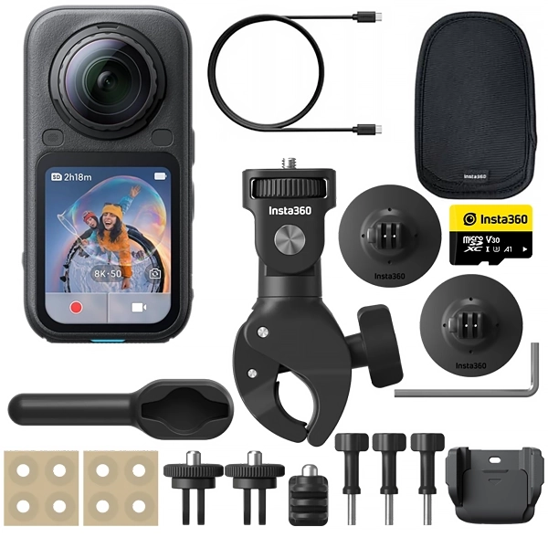 Câmera de Ação Insta360 X6 Motorcycle Bundle