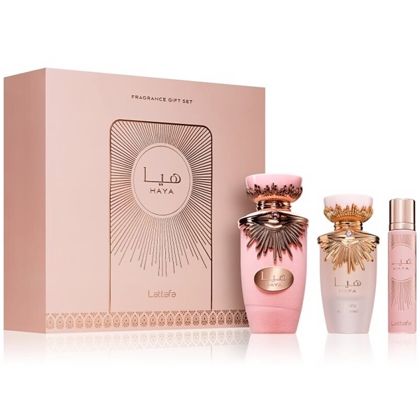 Kit Perfume Feminino Lattafa Haya EDP 100ml