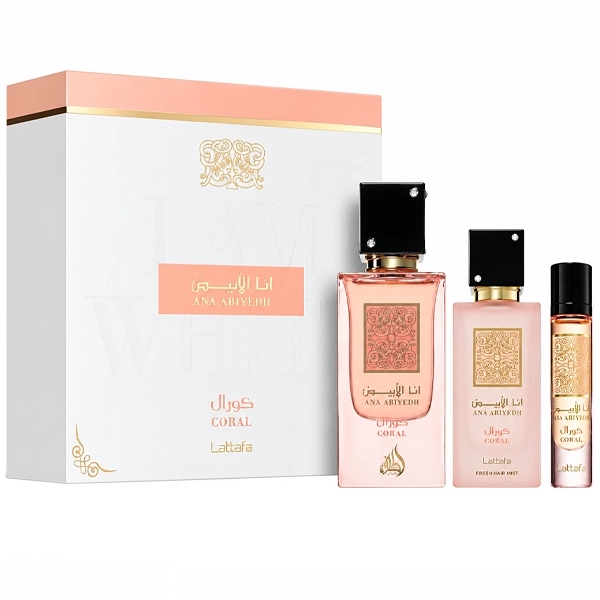 Kit Perfume Unissex Lattafa Ana Abiyedh Coral