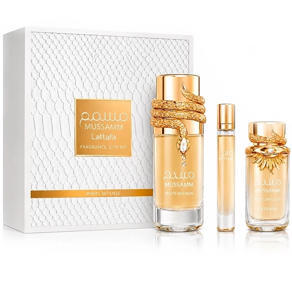 Kit Perfume Unissex Lattafa Musamam White Intense