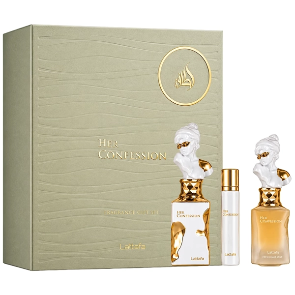 Kit Perfume Feminino Lattafa Her Confession EDP