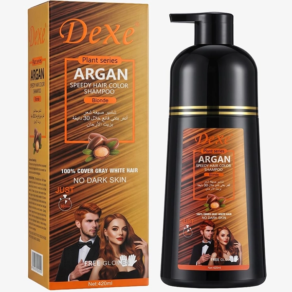 Dexe Shampoo Colorante Argan Speedy Hair Blonde 420ML