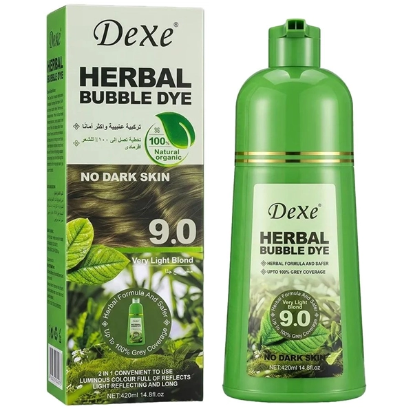 Shampoo Colorante Dexe Herbal Bubble Dye de