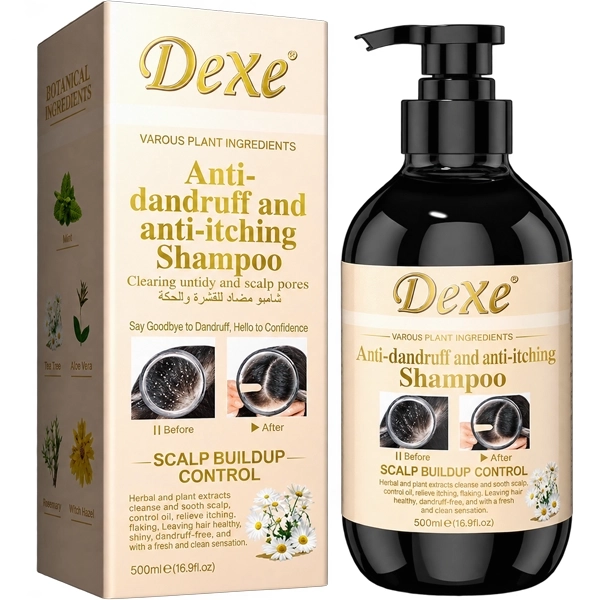 Shampoo Dexe Anti-Dandruff And Anti-Itching de 500ml