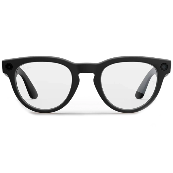 Óculos Inteligente Ray Ban Meta Headliner (Gen 2) RW4013 com Câmera e Speaker - Matte Black Clear