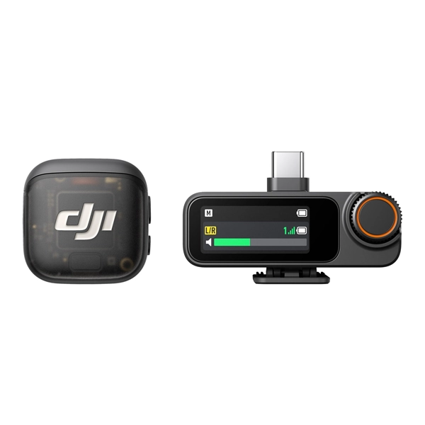 MICROFONE LAPELA DJI MIC 3 (1TX+1RX)WIRELESS USB-C