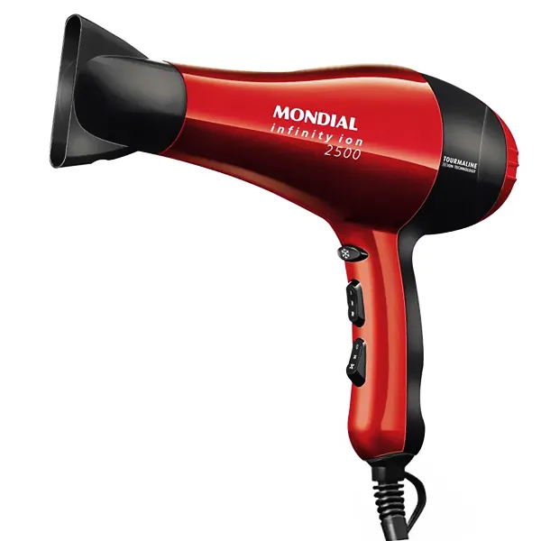 SECADOR MONDIAL SC-12 INFINITY ION 2000WATTS 220V/50/60HZ VERME/PRETO