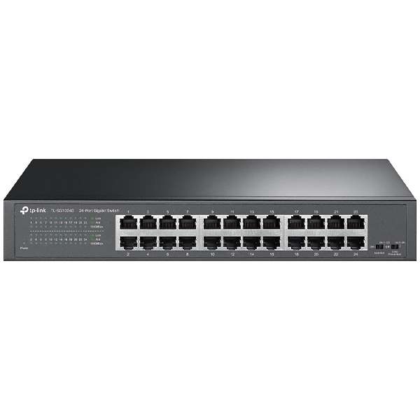 SWITCH TP-LINK TL-SG1024D 24PORTAS 10/100/1000MBPS ANATEL PRETO