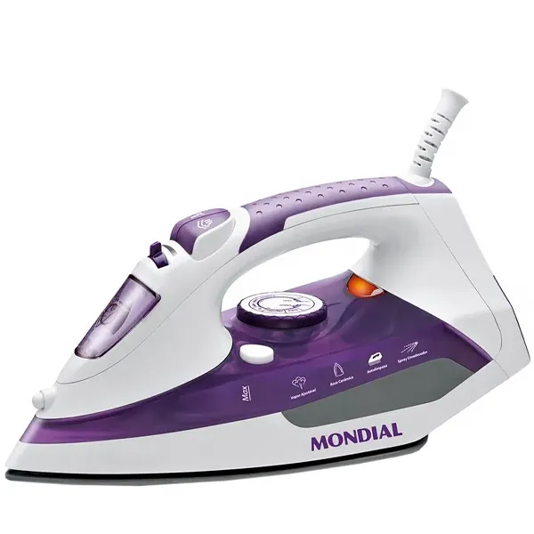 FERRO MONDIAL F-40 CERAMIC VAPOR 1200WATTS 220V/50/60HZ BRANCO/ROXO