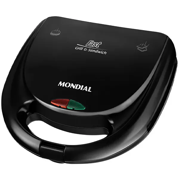 Mixtera y Grill Mondial Fast S-12 750 watts 220V ~ 60Hz - Negra