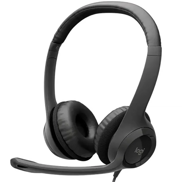 FONE LOGITECH H390 USB C/MICROFONE ARCO PRETO