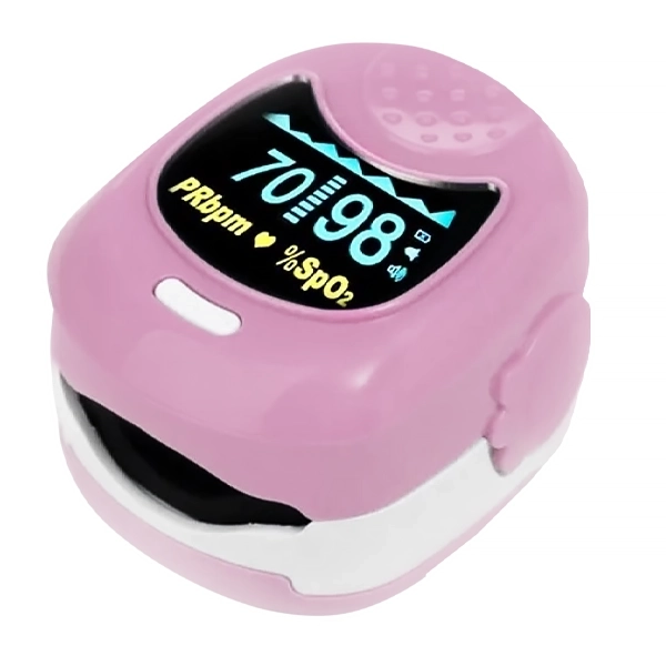 Oxímetro Digital More Fitness MF-420 para Dedo - Rosa