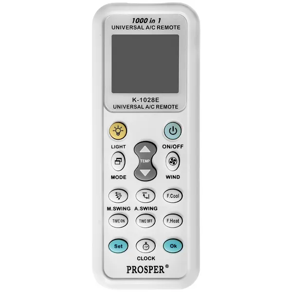 CONTROLE PROSPER P/AR CONDICIONADO K-1028E UNIVERSAL BRANCO