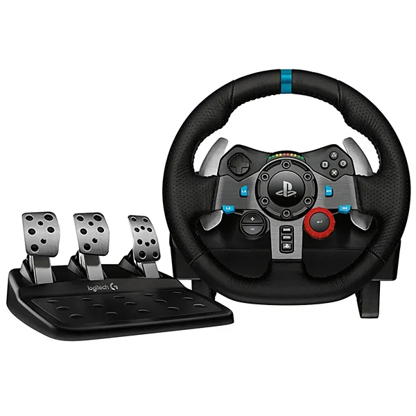 VOLANTE LOGITECH G29 PLAY 3/4/5 941000111 PEDAL PRETO/SILVER