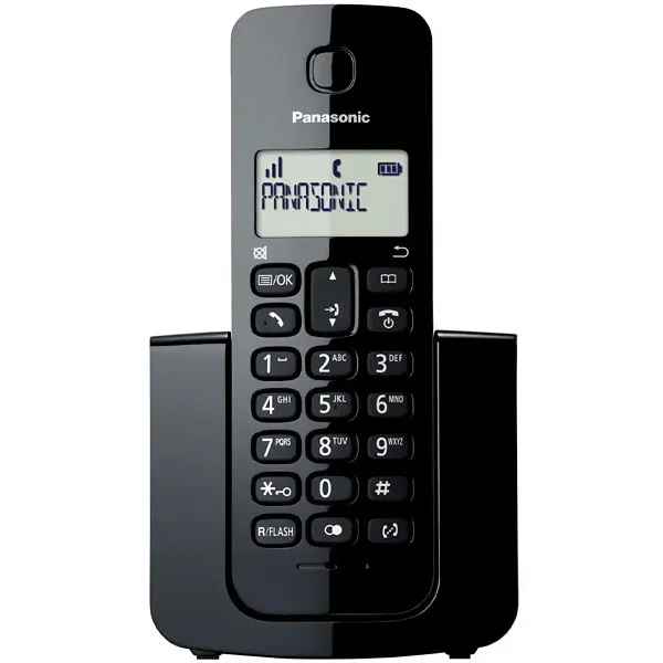 TELEFONE PANASONIC KX-TGB110LAB S/FIO C/BINA 2V PRETO SG