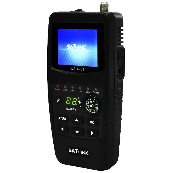 Localizador de Satélite Satlink WS-6933 2.1" com Micro USB - Preto