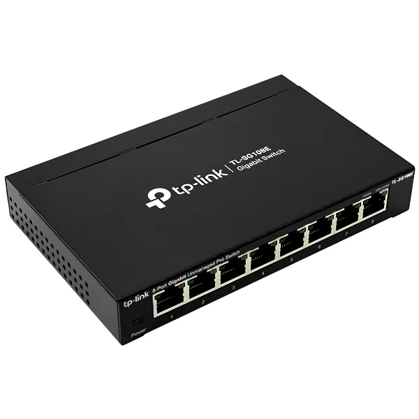 SWITCH TP-LINK TL-SG108E 8PORTAS 10/100/1000MBPS ANATEL PRETO